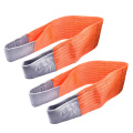 10 Ton 8M Or OEM Length 300MM Width 4 Ply Soft 8T Webbing Lifting Belt Sling Orange Color Safety Factor 8:1 7:1 6:1 Type