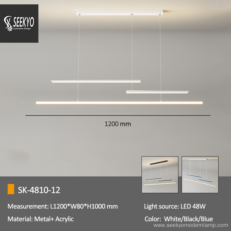 Modern Design Lamp Pendant Linear Lights For Office