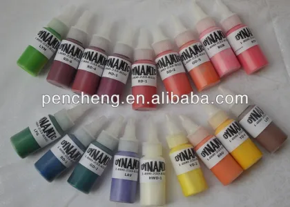 100% Original dynamic tattoo ink colors
