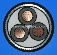 Underground cable steel wire/ tape armoured copper power cable