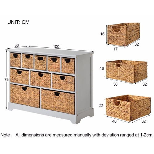 Large Storage Chest of Drawers Storage Unit Cabinet