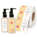 PP Packaging Cream Cream Etichetta personalizzata