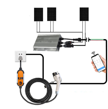 Feyree 3,5 kW draagbaar oplaadstation voor zonne -energie voor elektrische voertuigen