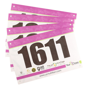 Pettorali personalizzati per le gare di maratona