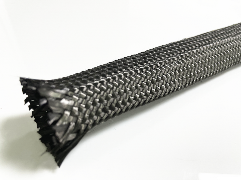 Hot Selling Good Toughness Heat Resistant Carbon Fiber Braided Sleeving For Oil Tubes2