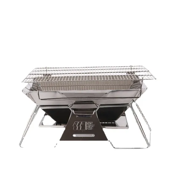 Outdoor Portable BBQ Grill Stainless Steel Folding Barbecue Grill Picnic Equipment barbecue grill outdoor