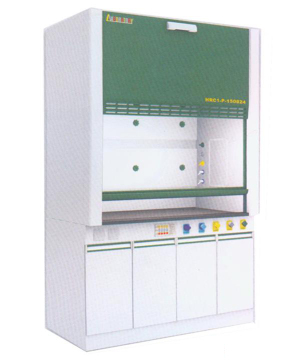 Steel and Wood Lab Fume Hood