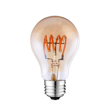 Vintage Retro A60 Clear Amber Opal Frosted LED Filament Bulb: Special Shape Indoor Decoration Lamp