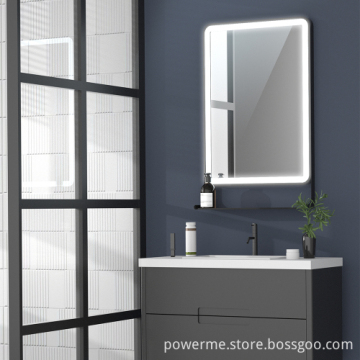 Large Storage LED Bathroom Mirror