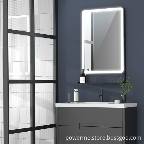 Large Storage LED Bathroom Mirror