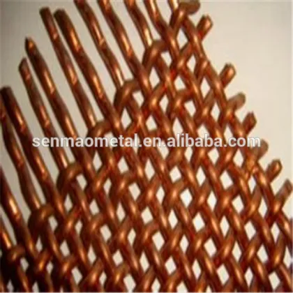 Copper Wire Mesh Crimped Wire Mesh