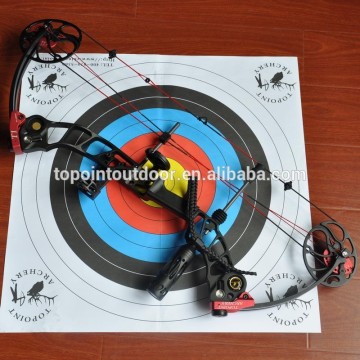 Topoint Archery Compound Bow T1,BLACK-RED color,right hand and left hand available