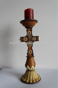 brilliant wholesale polyresin candle holder christmas decor