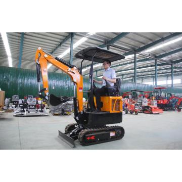 Mini 1 ton crawler excavator with attachment