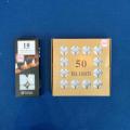 Billiga Vit Unscented Tealight Candle Box Packing