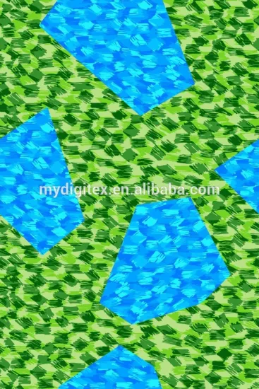 New digital print silk fabric