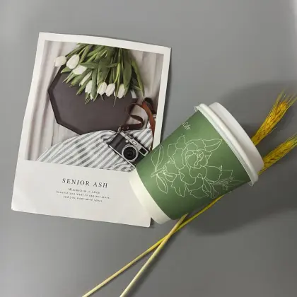 12oz Disposable Hot Drink Paper Cup