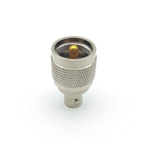 Male UHF to Female BNC RF Coaxial Adapter