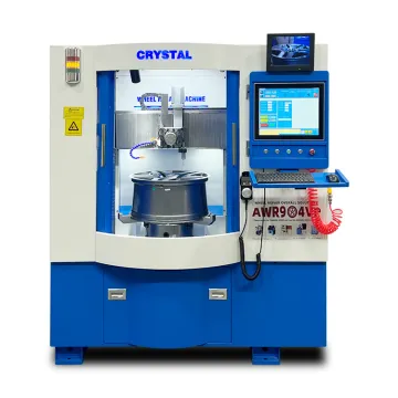AWR904VP Vertical Wheel Repair Lathe: Diamond Cutting Rim Repair Machine with Automatic Optimization