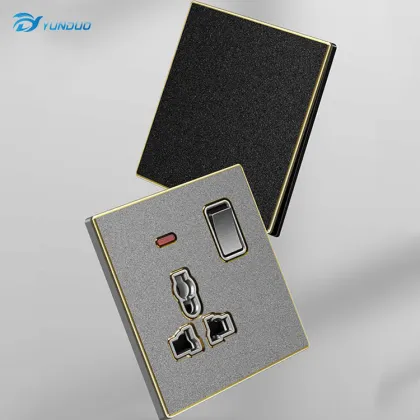 SKD Switches Electrical Plug Socket - 220V 12V 5 Pin Luxury Smart Switch CE Certified 3 Gang Sonoff