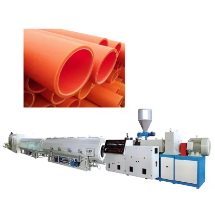 High-Speed MPP Orange Power Electric Pipe Extrusion Machine: Advanced Technology for Efficient Production
