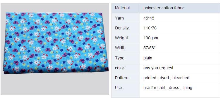 tc printed fabric