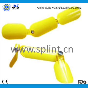 Highly Adjustable X-ray Yellow Splint for Fracture Immobilization