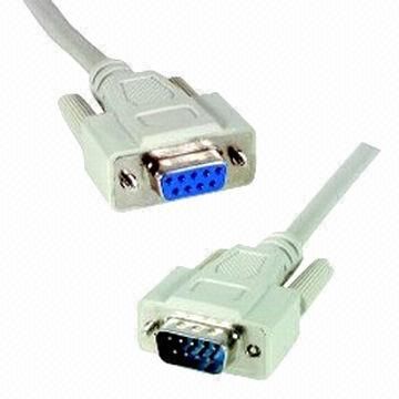 9-pin καλώδιο DB, αρσενικό σε θηλυκό, διάφορα μήκη είναι διαθέσιμα, χαλκού υλικού εντός