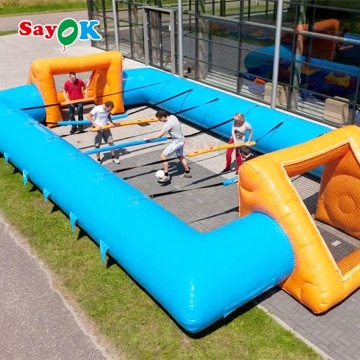 Portable Commercial Inflatable Soccer Field - Inflatable Football Water Soap Court for Sale