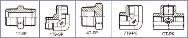 Hydraulic BSPT Thread Fittings