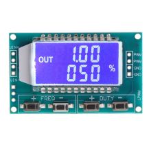 PWM Pulse Frequency Duty Cycle Adjustable Module Square Wave Rectangular Wave Signal Generator LCD Display