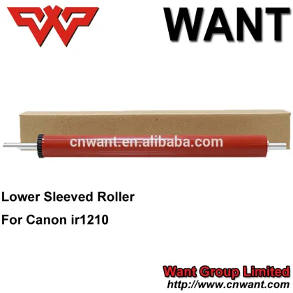 fuser lower sleeved roller for use in Canon iR1210/1230/1310/1370F