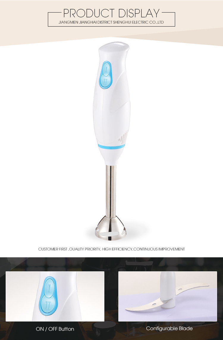 Electric Hand Blender Chopper For Soup