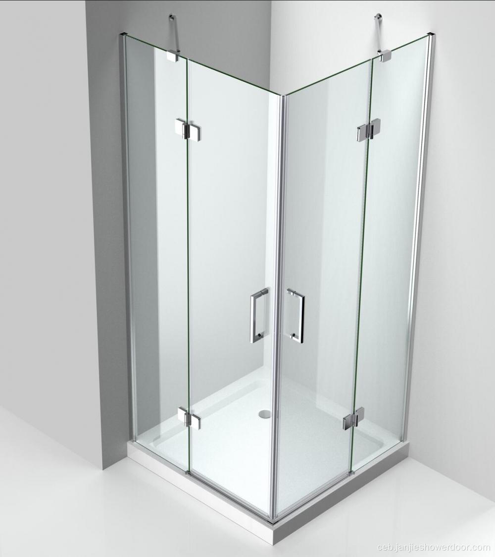 shower enclosure uban ang pagbayaw ug pag-drop sa hinge