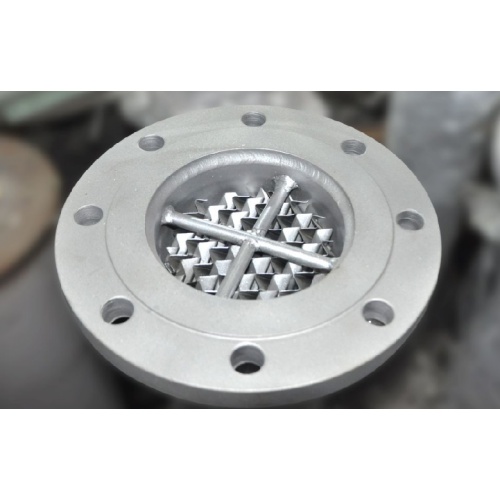 Corrugated Plates Gas-Liquid Mixer