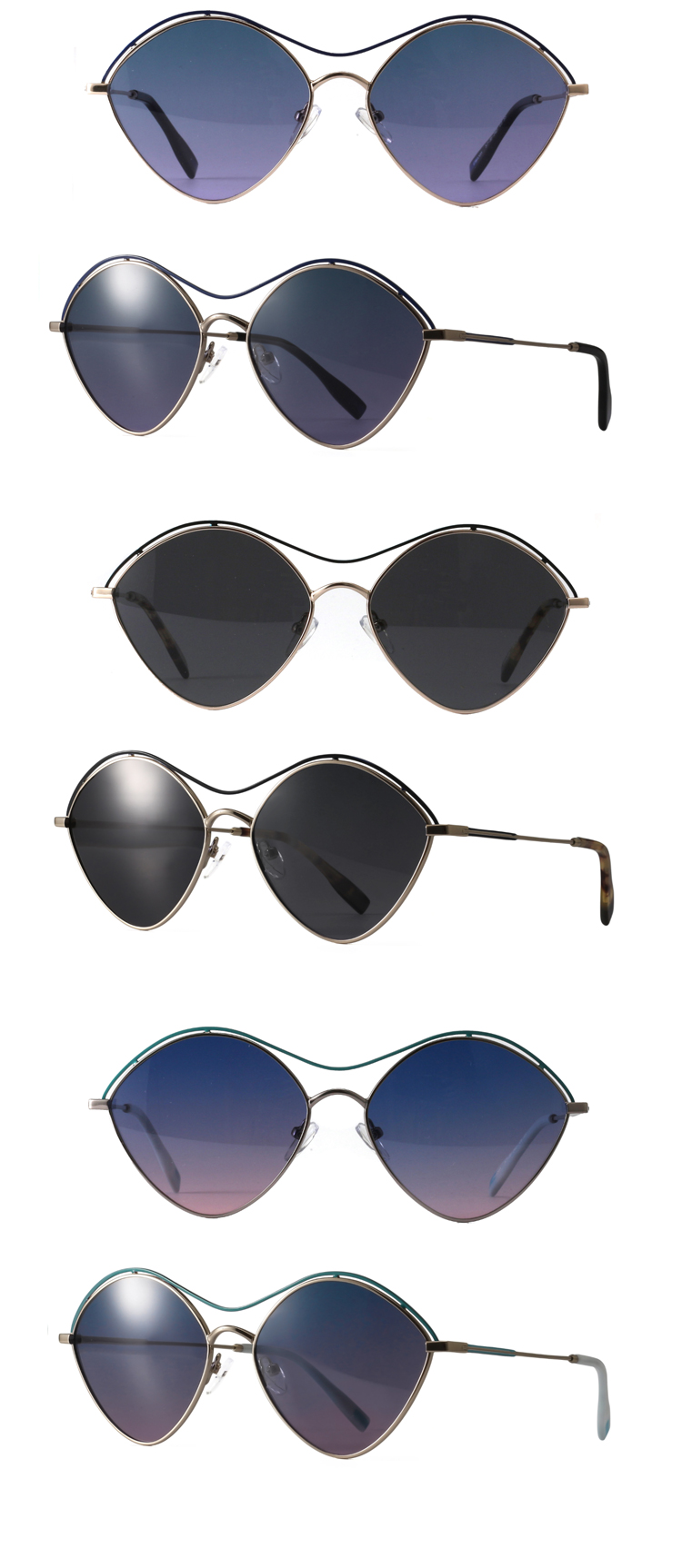 uv400 metal polarized sunglasses