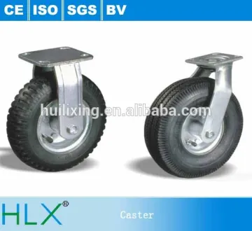 Medium Duty Durable Retractable TPR Cart Casters