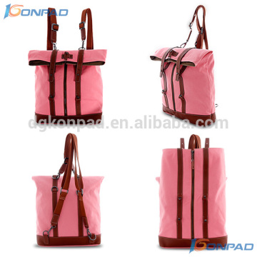 New launch fashion girls canvas backpack bag