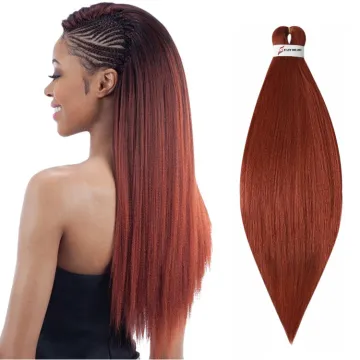 EZ Braids Prestretched Easy Braiding Hair Yaki Jumbo Braids Hot Water Setting Synthetic Hair Extension Wholesale
