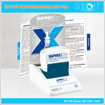 Self-Inking Stamp with Tray