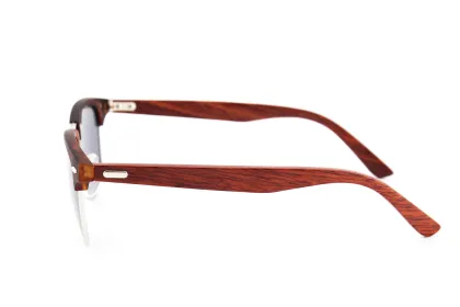 Flymoon Fashion Custom Brand Logo High Quality Bamboo Sunglasses UV400