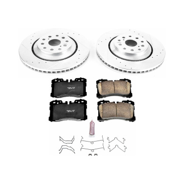 US อันดับสูงสุดของ US D1282 Powerstop Front Brake Kit สำหรับ Lexus LS - K4687