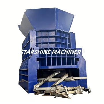 Cesoia idraulica per lamiera di alluminio con taglio ad angolo