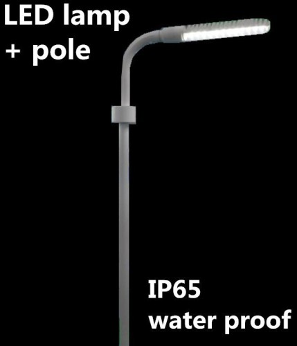 IP65 water proof 30W LED walkway lighting with pole