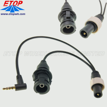 Molded Waterproof DC Power Cable Harness