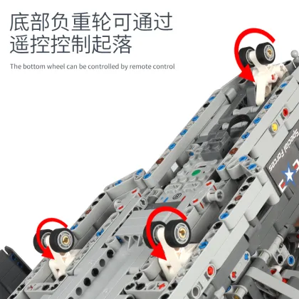 Best Selling RC Osprey Transport Building Bricks for Kids: Multiple Forms, 2.4g