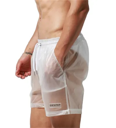 Wholesale Drawstring Transparent Swim Trunks