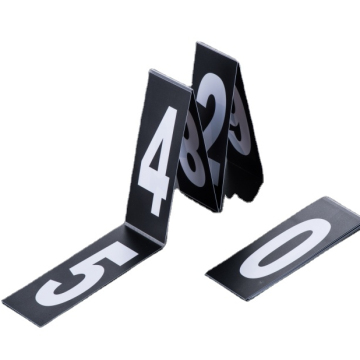 Foldable Flip Numbers Chart for Supermarket Display Prices