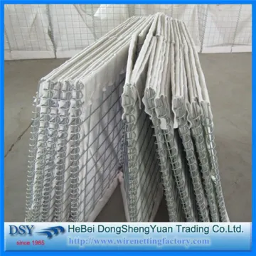 Galfan as galvanized hesco barrier for military