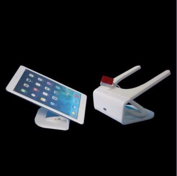 Ipad anti theft alarm display stand in Interactive experience stores for tablet open show